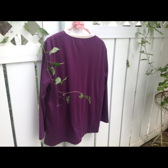 Simply Susan 3 piece plum size large outfit - Picture 4 of 7